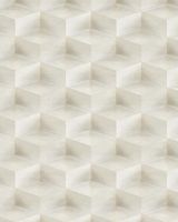 Обои Emiliana Parati Tekko New Винил на флизелине (1,06*10,05) Бежевый/Белый, Геометрия арт-20020T — фото 1, Обои