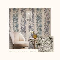 Обои Decori-Decori Carrara Винил на флизелине (1,06*10,05) Бежевый, Мрамор арт-82681 — фото 5, Обои