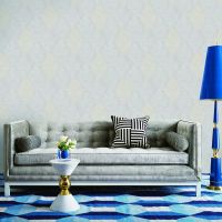 Обои Bruno Zoff Silver Фольга на флизелине (1,06*10,05) Серый, Дамаск арт-60110-3 — фото 2, Обои