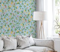 Обои Cole & Son Hummingbirds Cream арт-124-3018 — фото 5, Обои