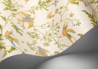 Обои Cole & Son Hummingbirds Cream арт-124-1002 — фото 2, Обои
