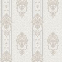 Обои Roberto Borzagi King Винил на флизелине (1,06*10) Серый, Полоса/Дамаск арт-90111-2 — фото 1, Обои для стен