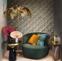 Обои Marburg Eclectic Винил на флизелине (0,70*10,05) Коричневый/Серый, Геометрия арт-34909 — фото 2, Обои