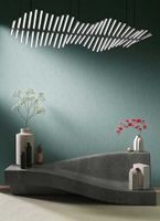 Обои Zambaiti Parati Fuksas Винил на флизелине (0,7*10,05) Коричневый/Оранжевый, Геометрия арт-Z54526 — фото 3, Обои для стен