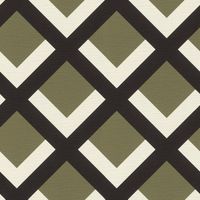Обои RASCH Denzo II Винил на флизелине (0,53*10,05) Зеленый/Черный/Белый, Ромб арт-401936 — фото 1, Обои