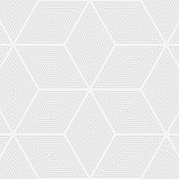 Обои Andrea Rossi Stromboli Винил на флизелине (1,06*10) Серый, Геометрия/Ромб арт-54344-2 — фото 1, Обои для стен
