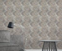 Обои AS Creation Accent Винил на флизелине (1,06*10,05) Серый/Бежевый, Геометрия арт-38045-1 — фото 2, Обои