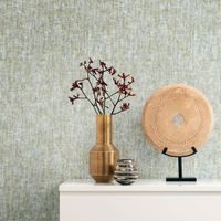 Обои RASCH Axiom Винил на флизелине (1,06*10,05) Серый/Бежевый/Зеленый, Штукатурка арт-917048 — фото 2, Обои