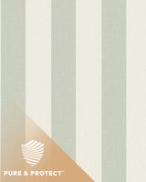 Обои Grandeco Atmosphere Винил на флизелине (0,53*10,05) Зеленый/Бежевый, Полоса/Рогожка арт-AT4032 — фото 1, Обои для стен