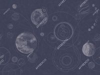 Фрески Affresco Line Art арт-AF2144-COL5 — фото 1, Фрески