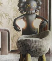 Обои Bernardo Bartalucci Legend Флизелин (1,06*10) Серый, Листья арт-5069-3 — фото 2, Обои