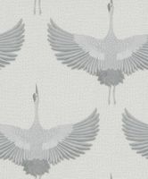 Обои Marburg Otaru Винил на флизелине (1,06*10,05) Белый/Серый/Серебряный, Птицы арт-34580 — фото 1, Обои для стен