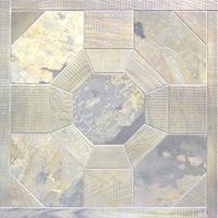 Модульный паркет Da Vinci с камнем 26-006-00376 — фото 1, Модульный паркет