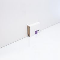 Плинтуса Deartio Эконом Белый МДФ 2050х60х16 мм арт-W02-60 — фото 2, Напольные плинтусы