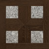 Модульный паркет Da Vinci с камнем 26-006-00400 — фото 1, Модульный паркет