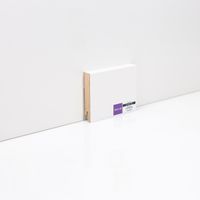 Плинтуса Deartio Эконом Белый МДФ 2050х80х16 мм арт-W06-80 — фото 6, Напольные плинтусы