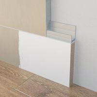 Плинтус напольный Ликорн Скрытый плинтус (С-02.2) с грунтованной вставкой под покраску (К-27.80) — фото 6, Напольные плинтусы