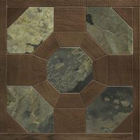 Модульный паркет Da Vinci с камнем 26-006-00379 — фото 1, Модульный паркет