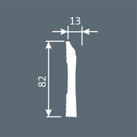 Плинтус напольный Cosca Decor PX030 — фото 1, Напольные плинтусы