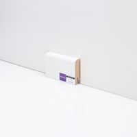 Плинтуса Deartio Эконом Белый МДФ 2050х60х16 мм арт-W02-60 — фото 1, Напольные плинтусы