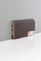 Плинтус напольный Cosca Decor Дуб Темный — фото 5, Напольные плинтусы