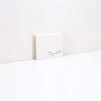 Плинтус напольный Ликорн K-06 Белый — фото 1, Напольные плинтусы