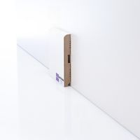 Плинтуса Deartio Эконом Белый МДФ 2050х120х16 мм арт-W02-120 — фото 4, Напольные плинтусы