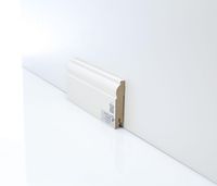 Плинтус напольный Deartio Кремовый U 104-80 9010 — фото 7, Напольные плинтусы