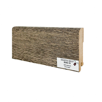 Плинтус напольный Deartio Дуб Жженый B302-19 — фото 1, Напольные плинтусы