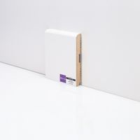 Плинтуса Deartio Эконом Белый МДФ 2050х120х16 мм арт-W02-120 — фото 5, Напольные плинтусы