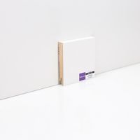 Плинтуса Deartio Эконом Белый МДФ 2050х100х16 мм арт-W06-100 — фото 4, Напольные плинтусы