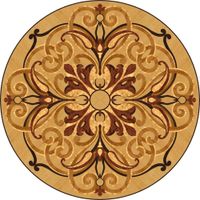 Художественный паркет Da Vinci Розетка 26-016 шлифованная под лакировку на объекте — фото 1, Художественный паркет