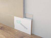 Плинтус напольный Ликорн Вставка в скрытый плинтус под покраску — фото 6, Напольные плинтусы