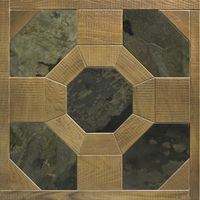 Модульный паркет Da Vinci с камнем 26-006-00380 — фото 1, Модульный паркет