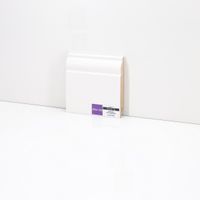 Плинтуса Deartio Эконом Белый МДФ 2050х100х16 мм арт-W04-100 — фото 1, Напольные плинтусы