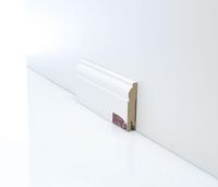 Плинтуса Deartio Премиум Белый МДФ 2050х80х16 мм арт-U 104-80 — фото 7, Напольные плинтусы