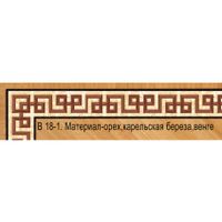 Художественный паркет Da Vinci паркетный бордюр 26-163 — фото 1, Художественный паркет