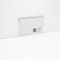 Плинтус напольный Ликорн Скрытый плинтус / Теневой профиль с креплением под стеновые панели Серебристый — фото 6, Напольные плинтусы