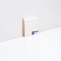 Плинтуса Deartio Эконом Белый МДФ 2050х100х16 мм арт-W04-100 — фото 2, Напольные плинтусы