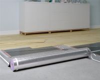 Подложка Solid Рулонная с пароизоляцией SPC Solid IXPE Lamination Фиолетовая 1 мм — фото 2, Подложка