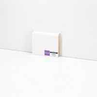 Плинтуса Deartio Эконом Белый МДФ 2050х80х16 мм арт-W02-80 — фото 3, Напольные плинтусы