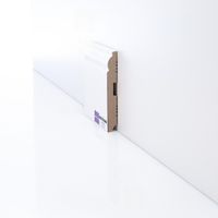 Плинтуса Deartio Эконом Белый МДФ 2050х120х16 мм арт-W04-120 — фото 2, Напольные плинтусы