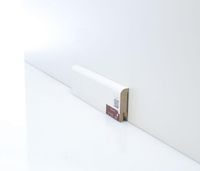 Плинтуса Deartio Премиум Белый МДФ 2050х60х16 мм арт-U 102-60 — фото 3, Напольные плинтусы