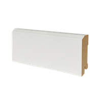 Плинтус напольный Ликорн K-30 Белый — фото 1, Напольные плинтусы