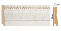 Плинтус Decomaster 2400x95x15 мм арт-153-40 — фото 1, Плинтуса напольные