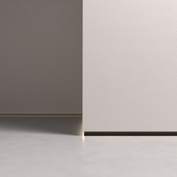 Плинтус напольный Ликорн Теневой профиль напольный черный — фото 7, Напольные плинтусы