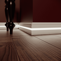 Плинтус Evrowood 2000x80x12 мм арт-PN 040 led — фото 4, Плинтуса напольные