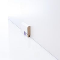 Плинтуса Deartio Эконом Белый МДФ 2050х60х16 мм арт-W02-60 — фото 7, Напольные плинтусы