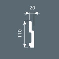 Плинтус напольный Cosca Decor PX010 — фото 4, Напольные плинтусы