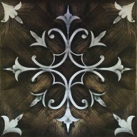 Модульный паркет Da Vinci с металлом 26-006-00497 — фото 1, Модульный паркет